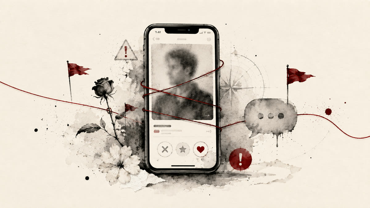 Dating App Red Flags: The Profile Warning Signs I Wish I'd Noticed Sooner featured visual